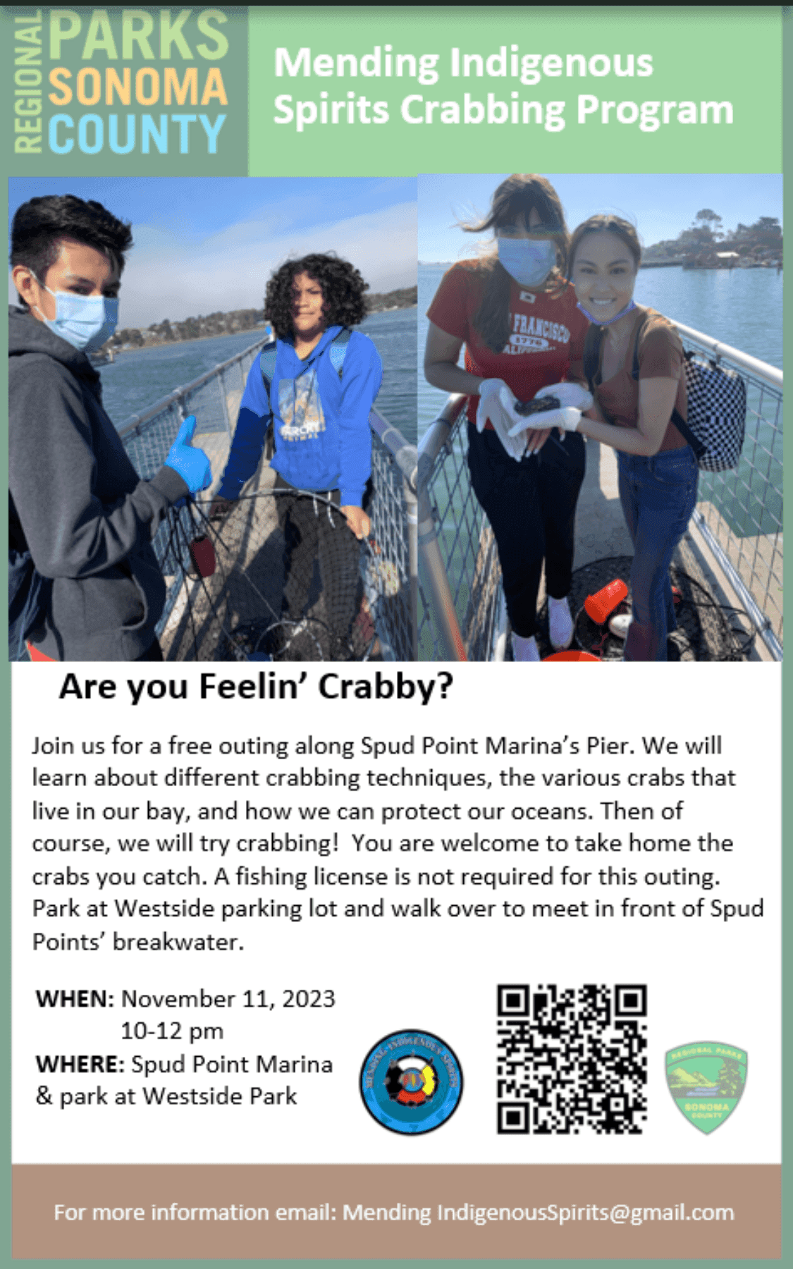 Mending Indigenous Spirits crabbing trip